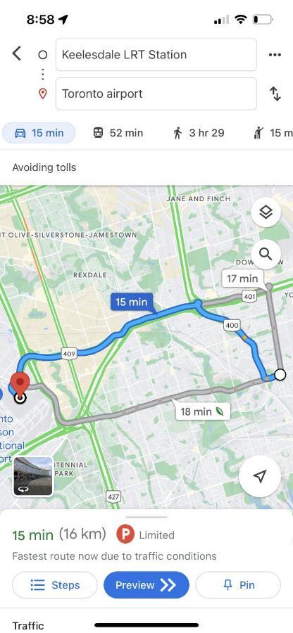 2B With Parking, 10Km To Toronto Downtown Hotel Buitenkant foto